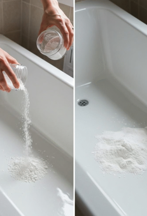 A Clean Bathtub in 5 Minutes Without Using Bleach: You Only Need One Ingredient