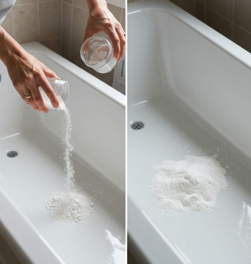 A Clean Bathtub in 5 Minutes Without Using Bleach: You Only Need One Ingredient