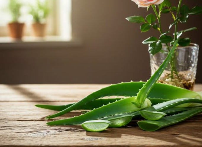 How to propagate roses with aloe vera for fast rooting | growing roses in aloe vera