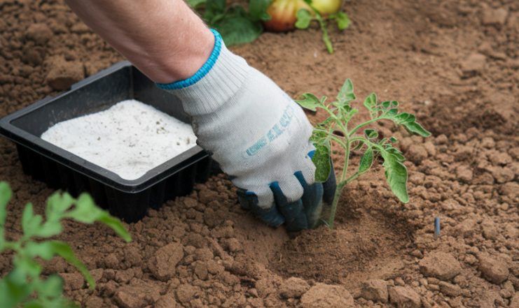 I’ve been sprinkling a little baking soda around my tomato plants—and wow, what a difference!