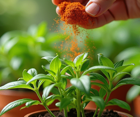 Canela, viértela en las plantas de tu jardín: los vecinos morirán de envidia.