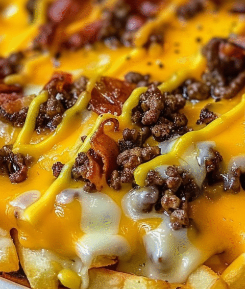 Cheeseburger French Fry Casserole