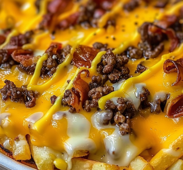 Cheeseburger French Fry Casserole