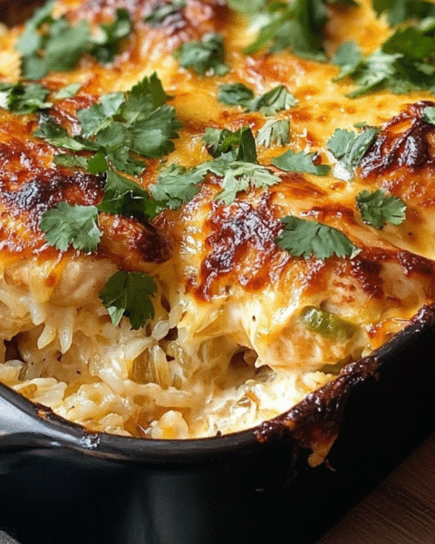 Chutney Mayo Chicken & Rice Bake