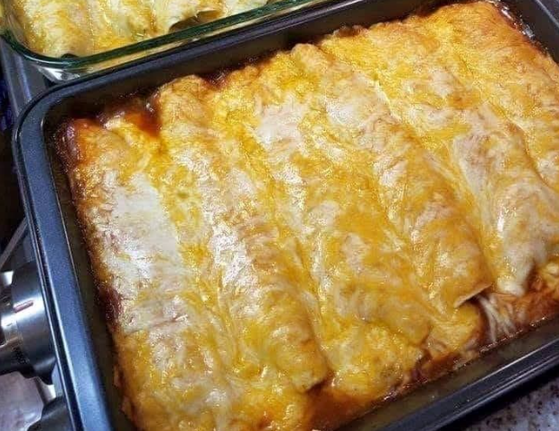 Cream Cheese Chicken Enchiladas