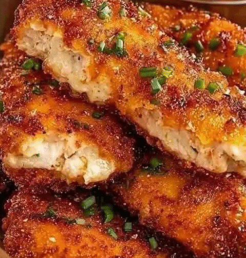 Crispy Chicken Tenders with Dipping Sauce