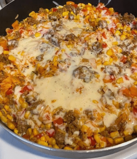 Easy Stuffed Pepper Casserole