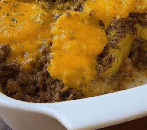 Ground Beef Potato Casserole