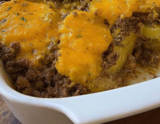 Ground Beef Potato Casserole