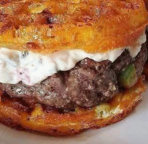 Home Made Chaffle Burger