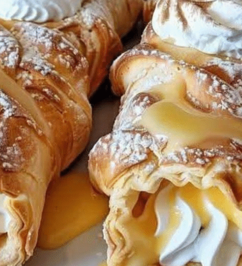 Lemon Meringue Pie Cannolis