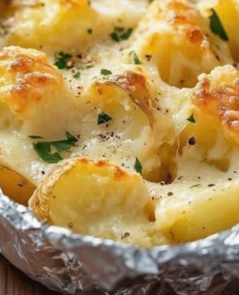 Parmesan Baked Potatoes