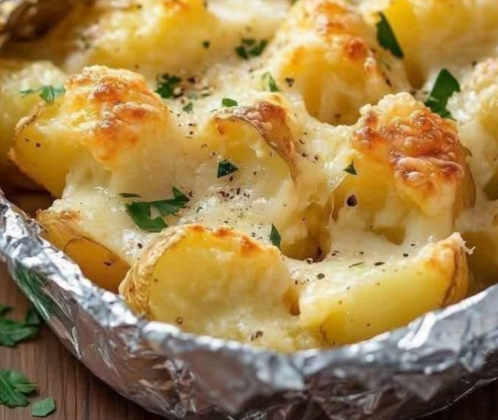 Parmesan Baked Potatoes