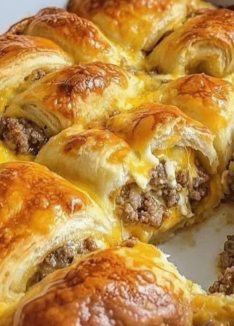 Savory Breakfast Sausage Crescent Rolls