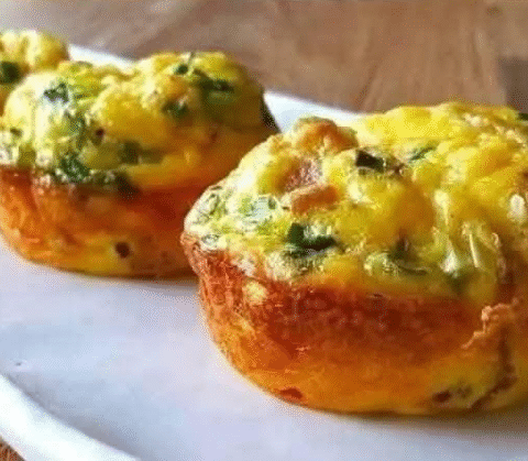 Vegetable Omelet Muffins for Kids Recipe