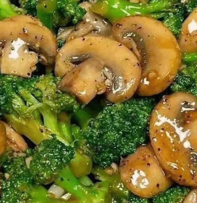 Sauteed Mushroom & Broccoli Stir-Fry Recipe