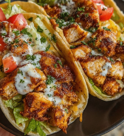 Garlic Parmesan Ranch Chicken Wraps with Cajun Kick