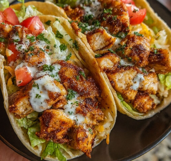 Garlic Parmesan Ranch Chicken Wraps with Cajun Kick