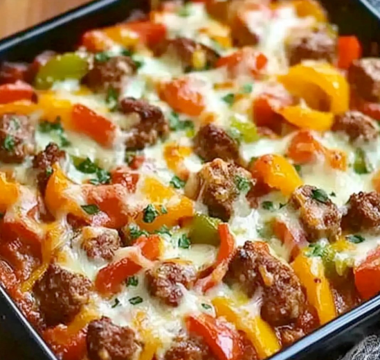 Italian Sausage and Pepper Casserole