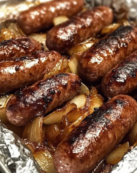Apple & Onion Bratwurst Bake