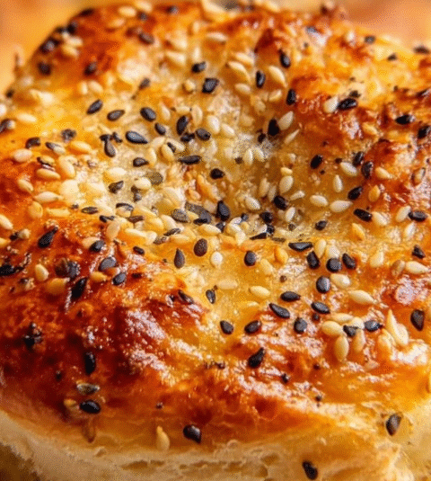 Savory "Everything Bagel" Seasoning Biscuit