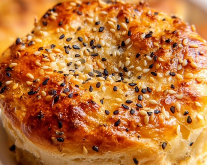 Savory "Everything Bagel" Seasoning Biscuit
