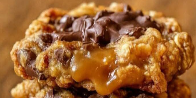 Chewy Caramel Chocolate Chip Oatmeal CookiesIngredients