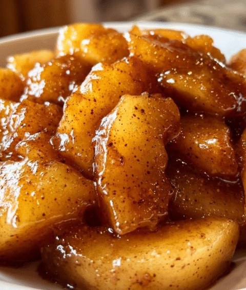 Slow Cooker Cracker Barrel Fried Apples