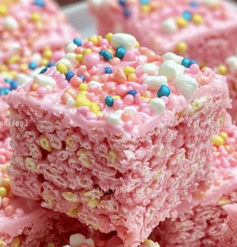 Spring Rice Krispie Treats
