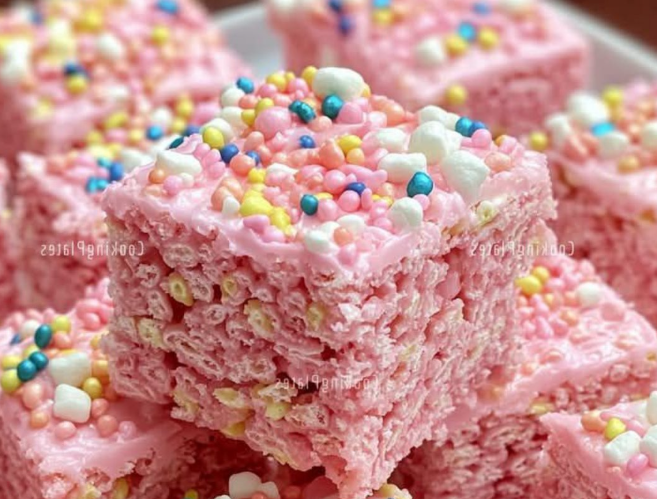 Spring Rice Krispie Treats