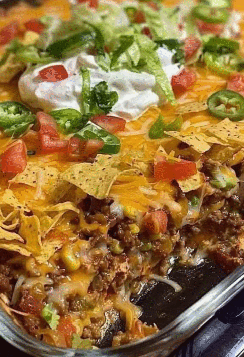 Walking Taco Casserole