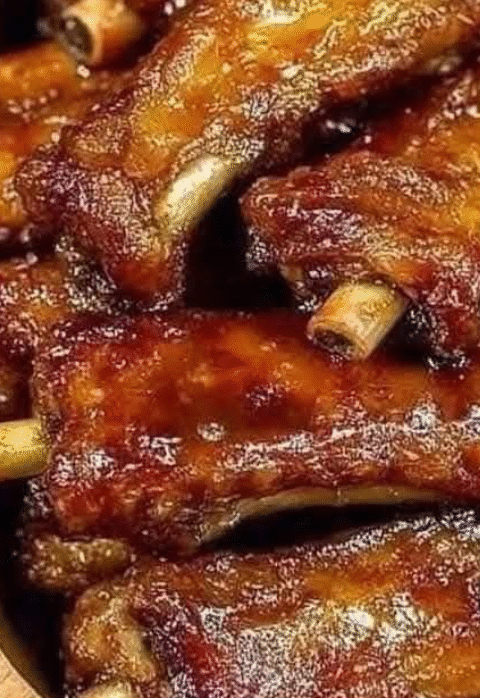 sticky ribs are coated in a sweet and savory honey garlic glaze that’s impossible to resist