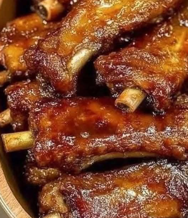 sticky ribs are coated in a sweet and savory honey garlic glaze that’s impossible to resist