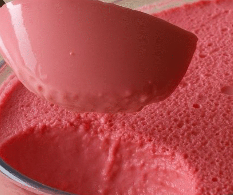 2-Ingredient Dairy-Free Cherry Gelatin Cream Dessert in 5 Minutes