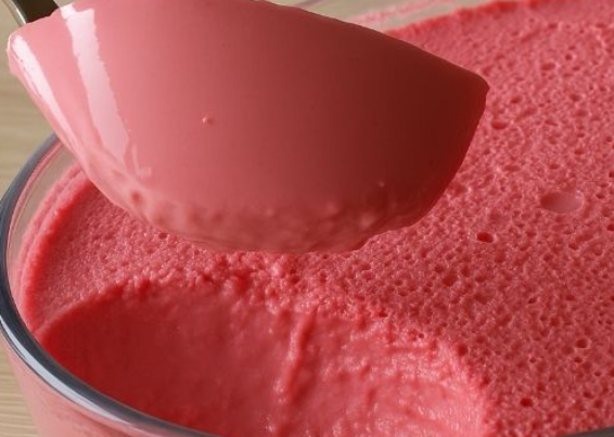 2-Ingredient Dairy-Free Cherry Gelatin Cream Dessert in 5 Minutes