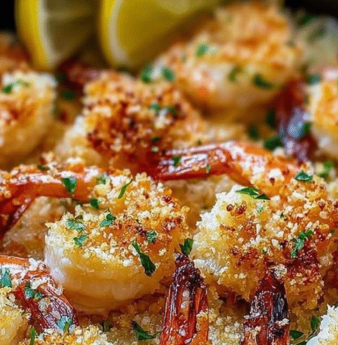Air Fryer Garlic Parmesan Shrimp