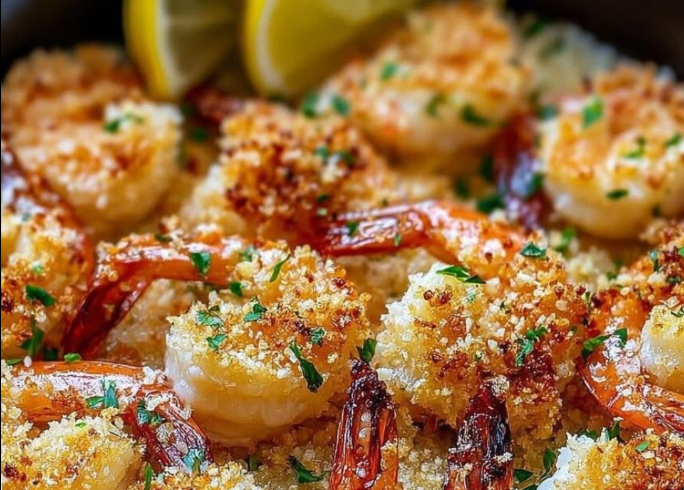 Air Fryer Garlic Parmesan Shrimp