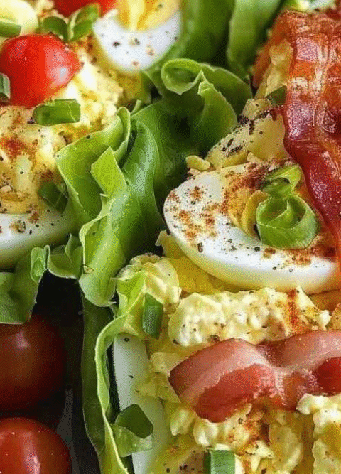 BLT Egg Salad Lettuce Wraps – The Ultimate Low-Carb, High-Protein Lunch