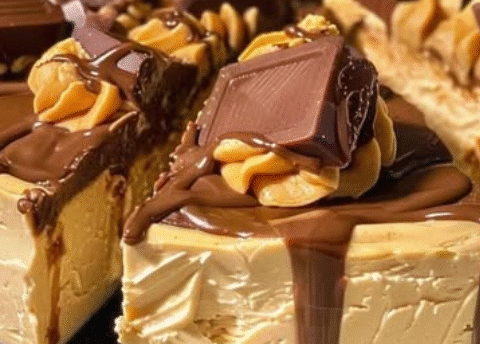 Cheesecake with a rich Brownie