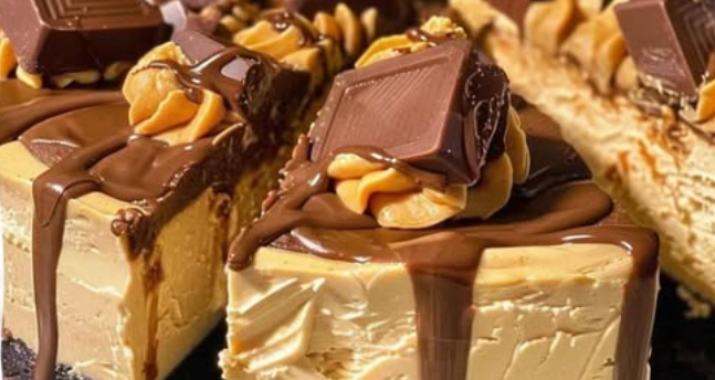 Cheesecake with a rich Brownie