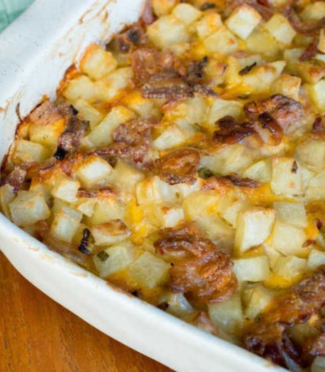 Cheesy Mississippi Mud Potatoes