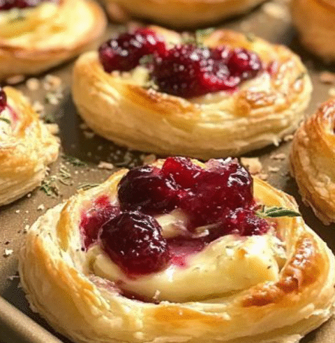 Cranberry Brie Bites