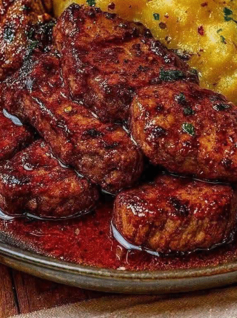 Creamy Garlic Butter Chicken & Linguine in Alfredo Sauce