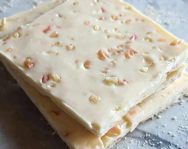 Four Ingredient Nougat Bars Easy Chewy