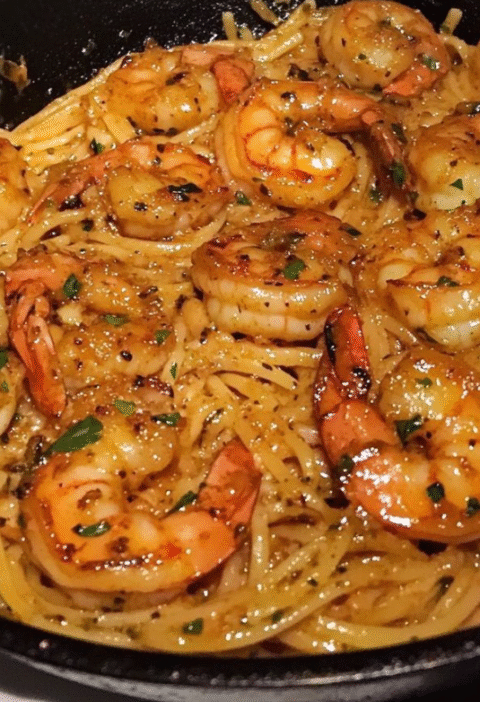 Garlic Butter Shrimp Pasta