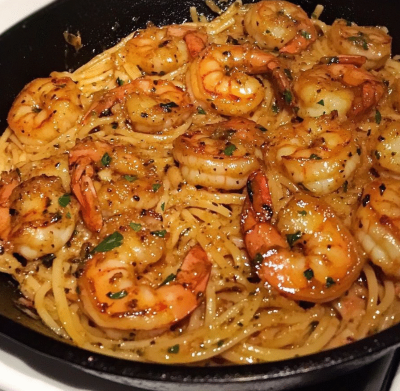 Garlic Butter Shrimp Pasta