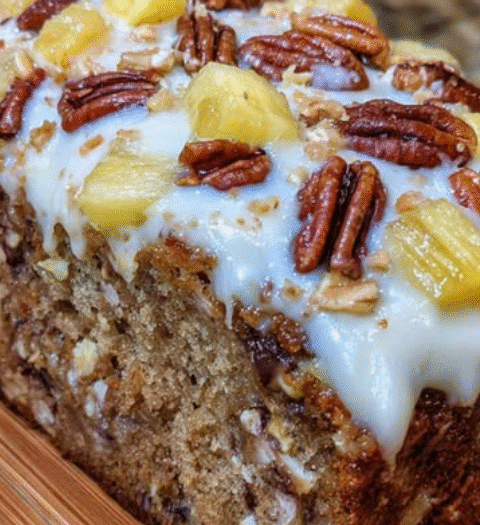 Hummingbird Bread with Heavenly Cinnamon Cream Cheese Frosting