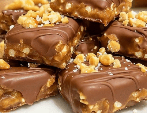 No-Bake Peanut Butter Pretzel Clusters