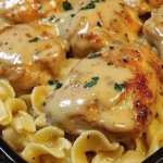 Lemon Garlic Butter Chicken with Creamy Parmesan Pasta
