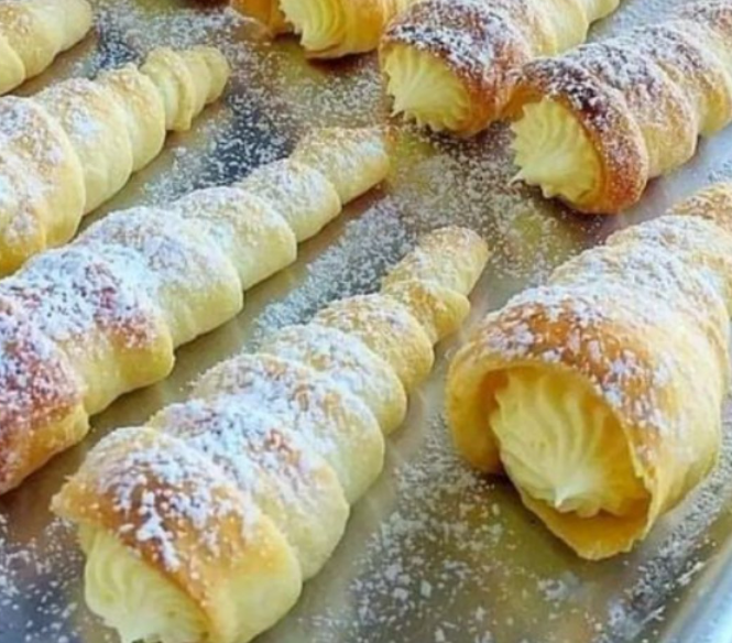 Puff Pastry Cream Horns Recipe: Flaky, Sweet, and Perfect for Every Occasion